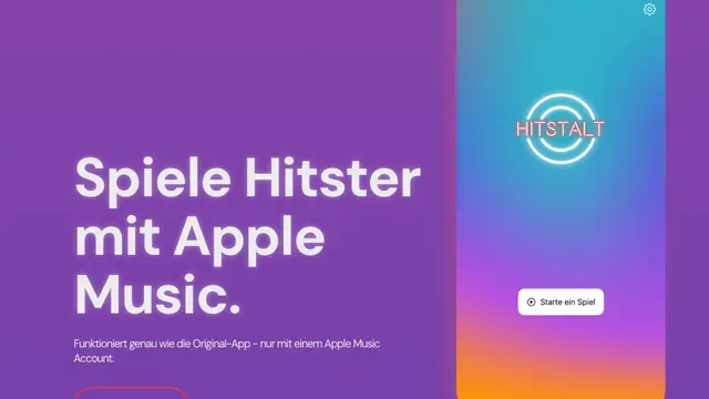 Play QRSong! with Apple Music via Hitstalt